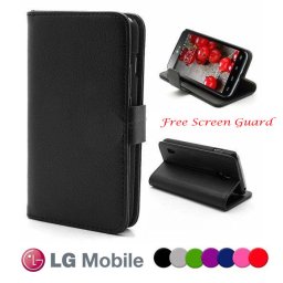 LG Optimus L7 II Dual P715 Wallet Калъф + Протектор