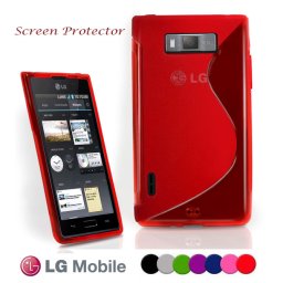 LG Optimus L7 II Dual P715 Силиконов Калъф +Протектор и Стилус