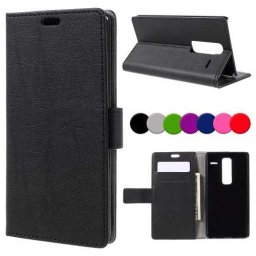 LG Zero Magnetic Wallet Кожен Калъф и Стилус