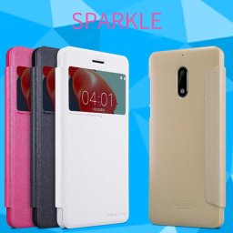 Nokia 6 Nillkin Кожен калъф и Протектор