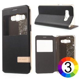 Samsung Galaxy J5 (2016) Window Wallet Калъф и Протектор