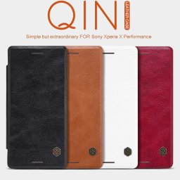 Sony Xperia X Performance Nillkin Кожен Калъф и Протектор