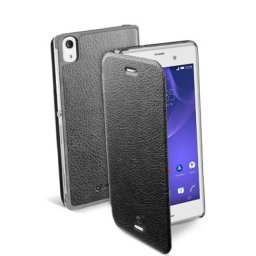 Sony Xperia Z3 Book Essential Кожен Калъф + Протектор