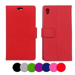 Sony Xperia Z5 Magnetic Wallet Кожен Калъф и Протектор
