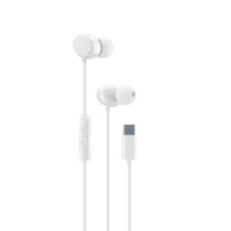 Cellular line Cloud, Бели Слушалки тапи USB-C с Микрофон