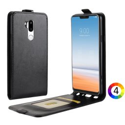 LG G7 ThinQ Flip3 Кожен Калъф и Скрийн Протектор