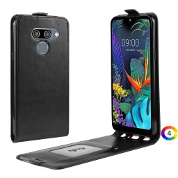 LG K50 ThinQ Flip3 Кожен Калъф и Протектор