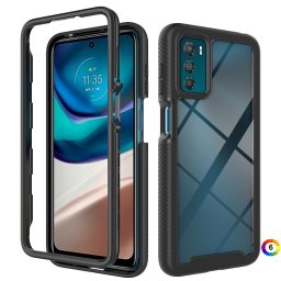Motorola Moto G42 Силиконов Калъф Transparent TPU и Протектор