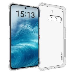 Nothing Phone (3a) Удароустойчив ENKAY Силиконов Калъф и Протектор