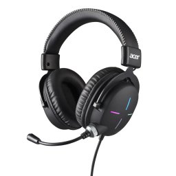 Acer Nitro Headset II NHW200 Black | Геймърски слушалки с RGB и Шумопоглъщащ микрофон