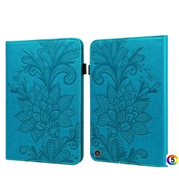 Amazon Kindle Fire HD 10 2021 / HD 10 Plus 2021 Flower Кожен Калъф и Протектор