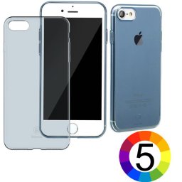 Apple iPhone SE 2020 / 8 / 7 4.7 инча Силиконов Калъф и Протектор