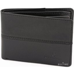 DANIEL KLEIN DKW3045-01 Черен, Мъжки Портфейл от Естествена Кожа