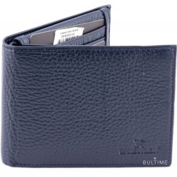 DANIEL KLEIN DKW3055-02 Син, Мъжки Портфейл от Естествена Кожа