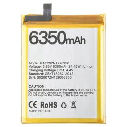 Doogee BAT20ZN1296350 Литиево-полимерна Батерия 3.85V / 6350mAh за Doogee S96 GT / S96 Pro