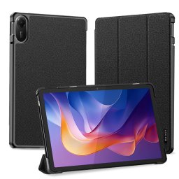 DUX DUCIS Domo Series Калъф за Xiaomi Redmi Pad 2 | Протектор | PU +TPU, Стойка, Auto Wake/Sleep |Цвят: Черен, Тъмносин, Розов