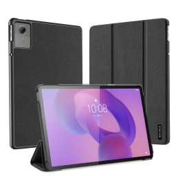 DUX DUCIS Кожен калъф със Стойка и Протектор за Lenovo Tab K11 Gen 2 / Lenovo Idea Tab- Auto Wake/Sleep, Черен/Тъмносин