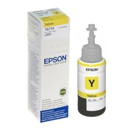 Epson T6734 Yellow ink bottle, 70ml Жълт Пълнител