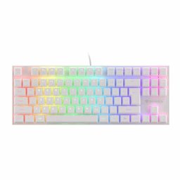 Genesis Gaming Keyboard Thor 303 TKL White RGB Backlight US Layout Brown SwitchГеймърска Клавиатура