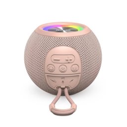 HAMA "Ball Shape Speaker", 5 светлинни режима, 5W, Розова Блутут колонка