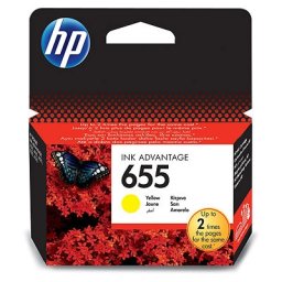 HP 655 Yellow Ink Cartridge Жълт Пълнител