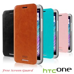 HTC One M8 Wallet Кожен Калъф + Скрийн Протектор
