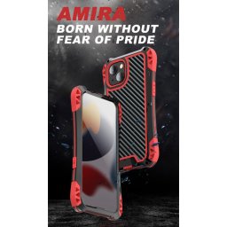 iPhone 13 mini 5.4 inch R-JUST AMIRA Удароустойчив Калъф и Протектор