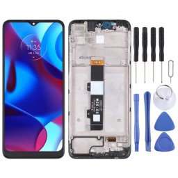 LCD Дисплей и Тъч Скрийн с Рамка за Motorola G Pure ·