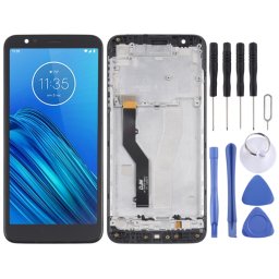 LCD Дисплей и Тъч Скрийн с Рамка за Motorola Moto E6 / Moto E XT2005-3 XT2005-1 XT2005DL