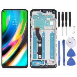 LCD Дисплей и Тъч Скрийн с Рамка за Motorola Moto G9 Plus XT2087-1