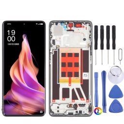 LCD Дисплей и Тъч Скрийн с Рамка за OPPO Reno9