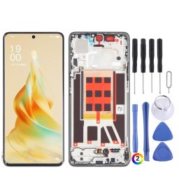 LCD Дисплей и Тъч Скрийн с Рамка за OPPO Reno9 Pro