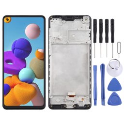 LCD Дисплей и Тъч Скрийн с Рамка за Samsung Galaxy A21s / SM-A217