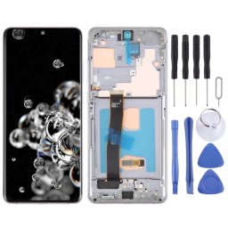 LCD Дисплей и Тъч Скрийн с рамка за Samsung Galaxy S20 Ultra 4G/5G SM-G988 6.67