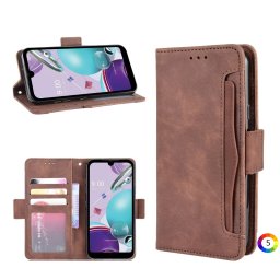 LG K31/Aristo 5/Aristo 5 Plus Wallet Кожен Калъф и Протектор