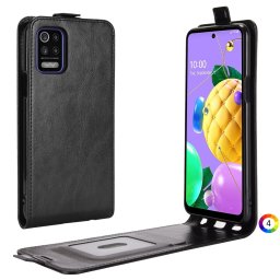 LG K42/K52/K62/Q52 Flip3 Кожен Калъф и Протектор