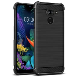 LG K50 Удароустойчив IMAK Carbon Fiber Калъф и Протектор