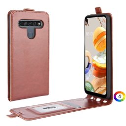 LG K61 R64 Flip3 Кожен Калъф и Протектор