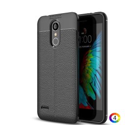 LG K8 (2018) Удароустойчив Litchi Skin Калъф и Протектор
