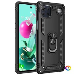LG K92 5G Удароустойчив Ring Holder Калъф и Протектор