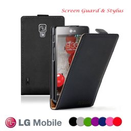 LG Optimus L7 II Dual P715 Флип Калъф + Протектор и Стилус
