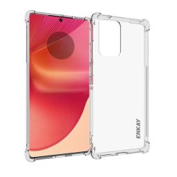 Motorola Edge 50 Удароустойчив ENKAY Силиконов Калъф и Протектор