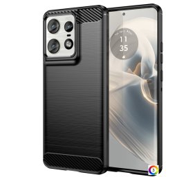 Motorola Edge 50 Pro 5G Удароустойчив Carbon Fiber Калъф и Протектор