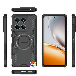 Motorola Edge 60 5G / 60 Fusion 5G Удароустойчив Magnetic /Butterfly Armor Hollow Heat Dissipation /PC + TPU Калъф и Протектор
