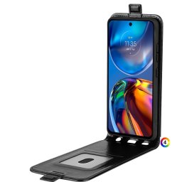 Motorola Moto E32 4G Flip3 Кожен Калъф и Протектор