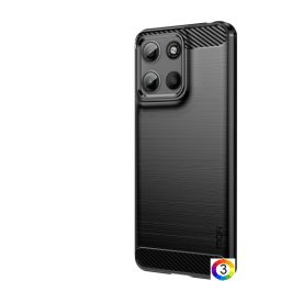 Motorola Moto G15 4G / G15 Power 4G Удароустойчив Carbon Fiber Калъф и Протектор