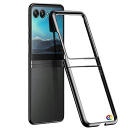 Motorola Razr 60 Electroplating Ultra Thin Transparent PC Калъф и Протектор