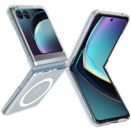 Motorola Razr 60 – TPU + Acrylic, MagSafe Удароустойчив Магнитен Калъф и Протектор