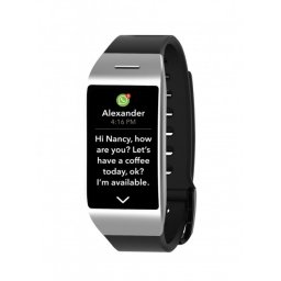 MyKronoz ZeNeo Сребрист/Черен Смарт Фитнес Гривна Часовник