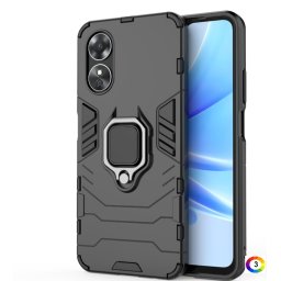 OPPO A17 Удароустойчив Ring Holder Калъф и Протектор